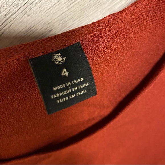 MAISON SCOTCH | SHORT SLEEVE DRESSES RED COLORBLOCK 4 - Picture 8 of 9